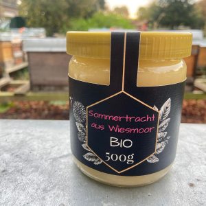 Bio Honig Sommertracht aus Wiesmoor Linde Raps 500g